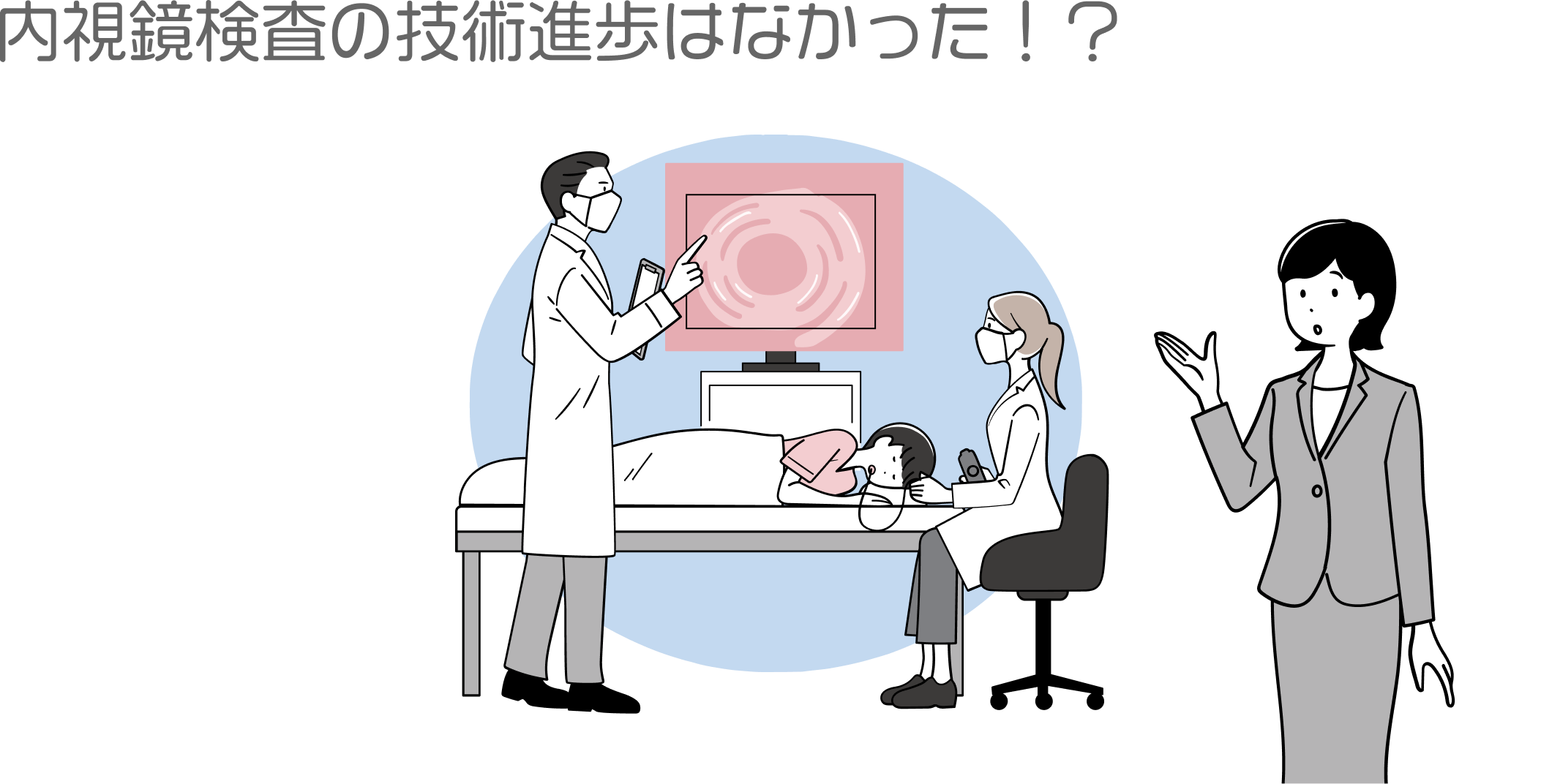 内視鏡検査の技術進歩はなかった!?